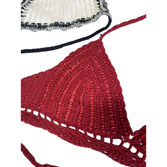 NWT Lot Of 2 Raga Boho Crochet/Halter Tops Women’s Size‎ Small - Picture 4 of 9